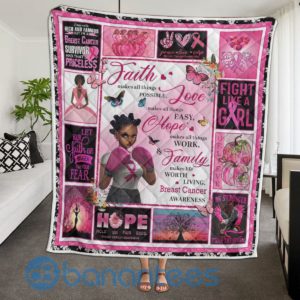 Breast Cantcer Survivor Quilt Blanket Quilt Product Photo