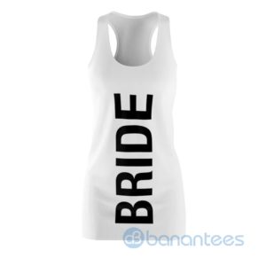 Bride White Racerback Dress For Women Gift For Goodbye Single Party Product Photo