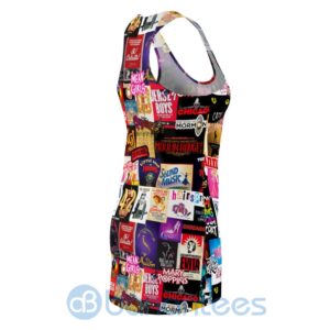 Broadway Musicals Collage Full Printed Racerback Dress For Women Product Photo