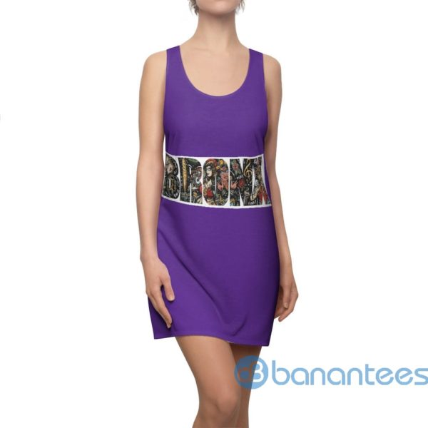 Bronx Purple Summer Racerback Dress For Women Product Photo