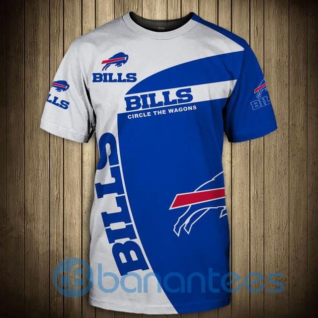 Buffalo Bills Circle The Wagons Full Printed 3D T-Shirt