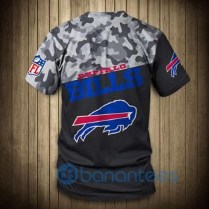 Buffalo Bills Military Short Sleeve 3D T Shirt Product Photo