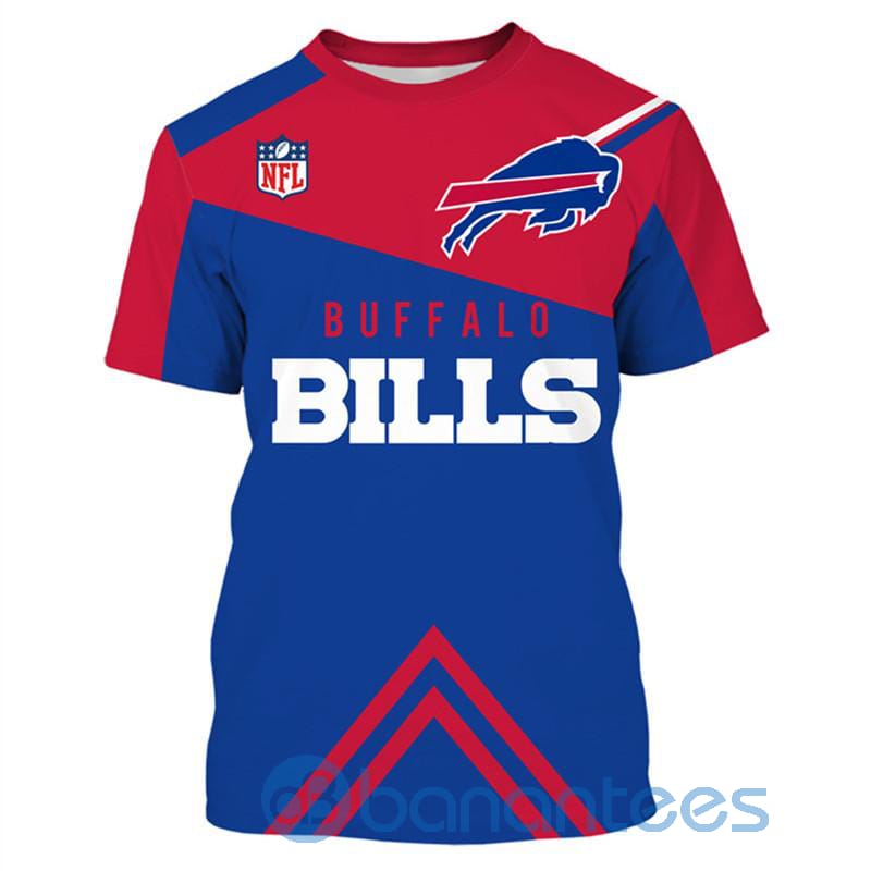 Buffalo Bills Vintage Short Sleeve 3D T-Shirt Gift
