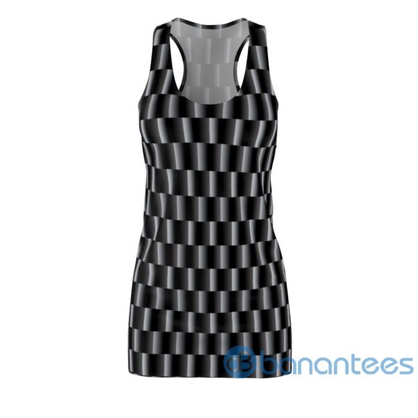Carbon Fiber Seamless Pattern Racerback Dress For Women Product Photo