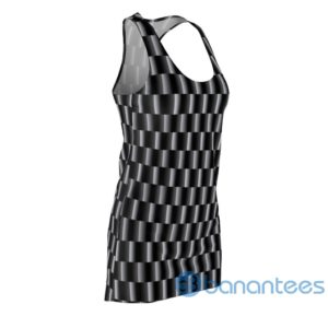 Carbon Fiber Seamless Pattern Racerback Dress For Women Product Photo