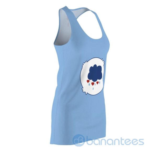 Care Bears Grumpy Bear Cartoon Racerback Dress For Women Product Photo