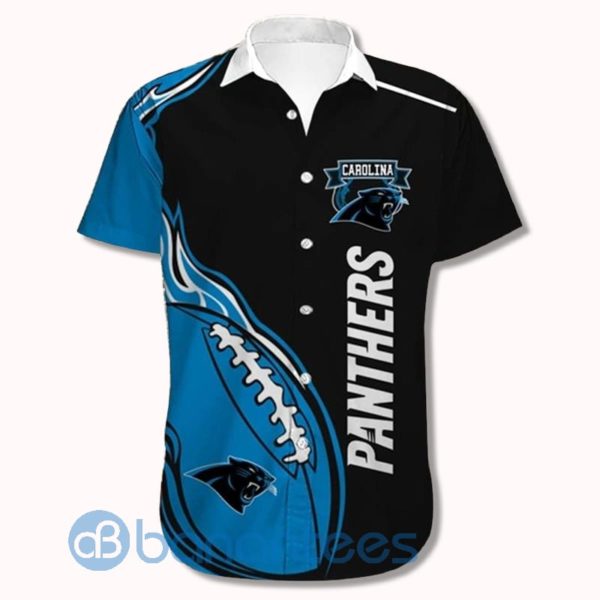 Carolina Panthers Shirts Fireball Short Sleeves Hawaiian Shirt Product Photo