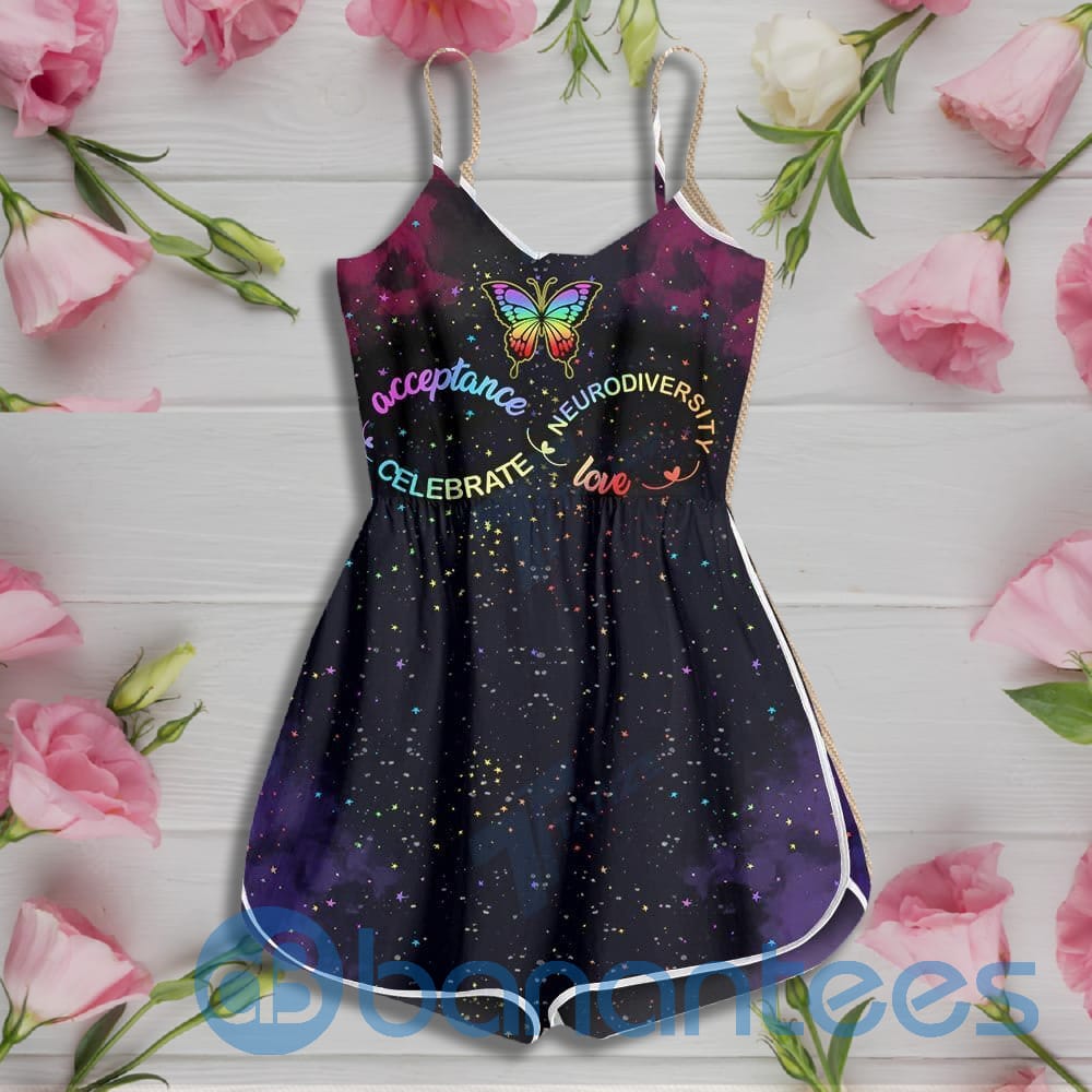 Celebrate Neurodiversity Acceptance Love Autism Rompers For Women