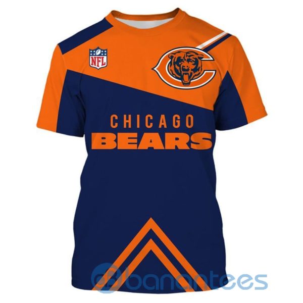 Chicago Bears Men's Short Sleeve 3D T Shirt Gift Product Photo