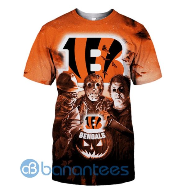 Cincinnati Bengals Halloween Horror Night T Shirt Product Photo