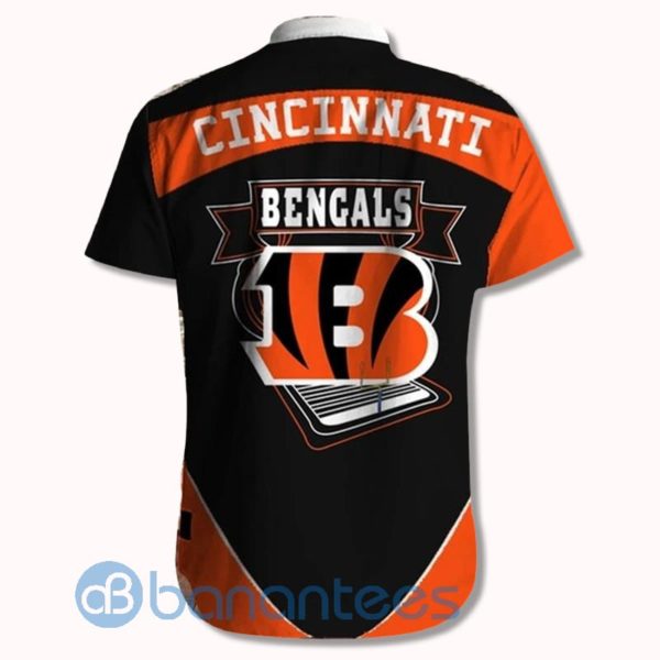 Cincinnati Bengals Shirts Fireball Short Sleeves Hawaiian Shirt Product Photo