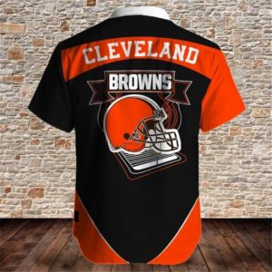 Cleveland Browns Shirts Fireball Short Sleeves Hawaiian Shirt Product Photo