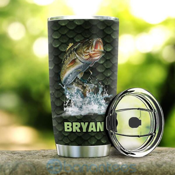 Custom Name Gift For Dad Fishing More Tumbler Product Photo