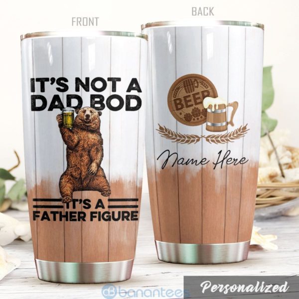 Custom Name Gift For Dad I'm Not A Dad Bob Tumbler Product Photo