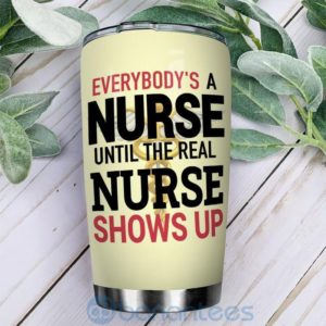 Custom Name Real Nurse Tumbler Product Photo