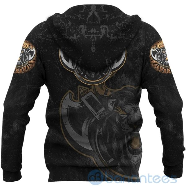Custom Viking Lion All Over Printed 3D Hoodie Product Photo