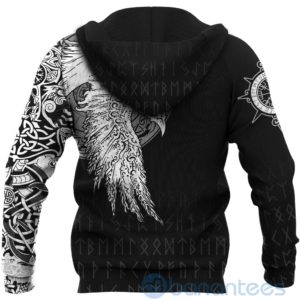 Custom Viking Mystical Raven Tattoo Special All Over Printed 3D Hoodie Product Photo