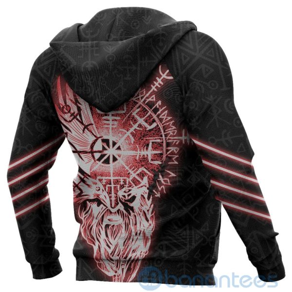 Custom Viking Odin And Raven All Over Printed 3D Hoodie Product Photo