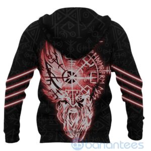 Custom Viking Odin And Raven All Over Printed 3D Hoodie Product Photo