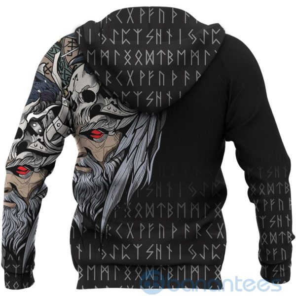 Custom Viking Odin Raven All Over Printed 3D Hoodie Product Photo