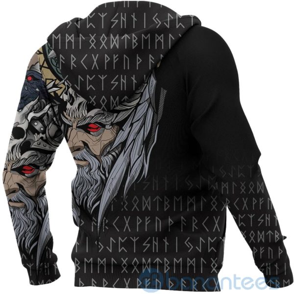 Custom Viking Odin Raven All Over Printed 3D Hoodie Product Photo