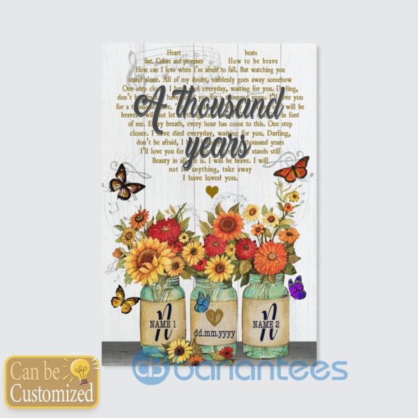 Cutomized A Thousand Years Couple Flowers Wall Art Canvas Product Photo