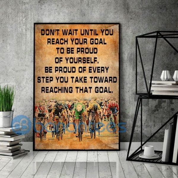 Cycling To Be Proud Of Yourself Wall Art Print Poster Product Photo