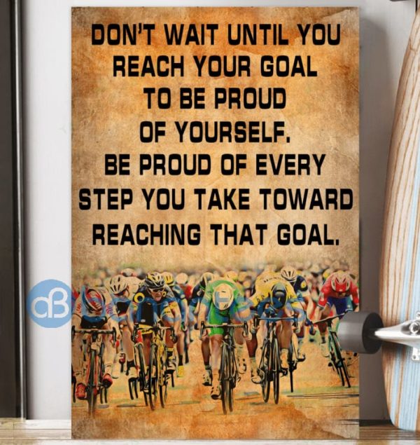 Cycling To Be Proud Of Yourself Wall Art Print Poster Product Photo