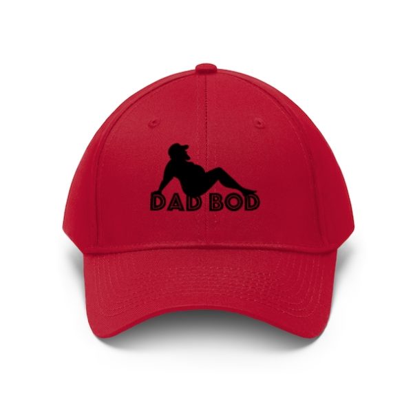 Dad Bod Twill Hat – Father’s Day Gift Twill Hat Product Photo