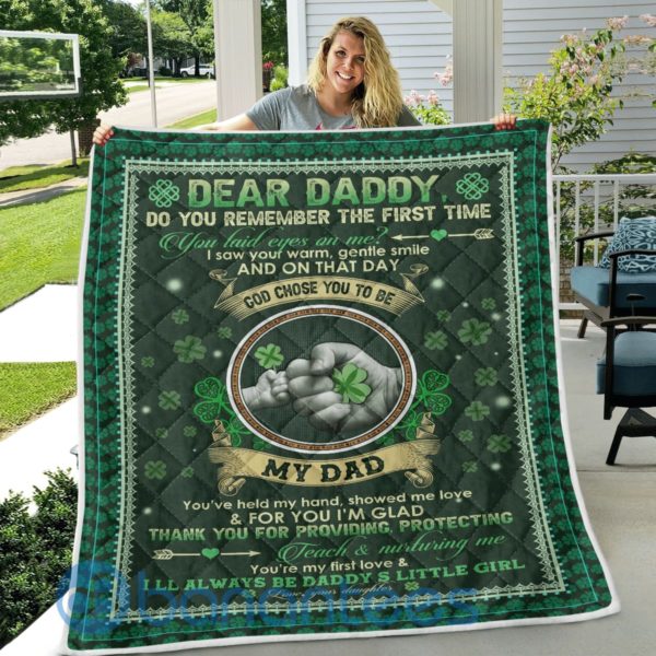 Dear Daddy Do You Remember The First Time Quilt Blanket Quilt Product Photo