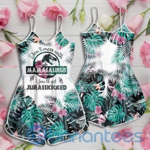 Don't Mess With Mamasaurus You'll Be Jurasskicked Rompers For Women Product Photo