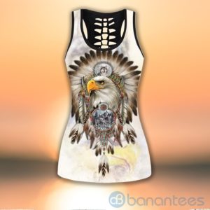 Eagle Native American Tank Top Legging Set Outfit Product Photo