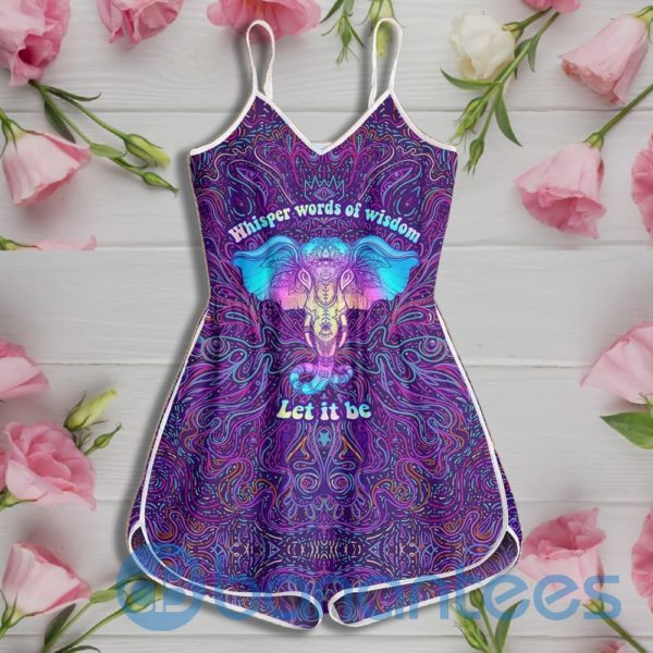 Elephant Psychedelics Mandala Rompers For Women Product Photo