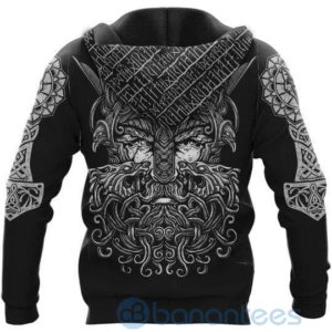 Fenrir Wolf Skull Norse Nordic Rune Vegvisir All Over Printed 3D Hoodie Product Photo