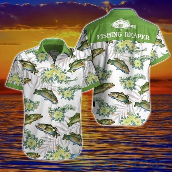 Fishing Reaper Hawaiian Shirt Product Photo