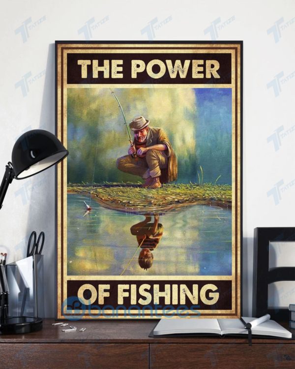 Fishing The Power Of Fishing Wall Art Print Poster Product Photo