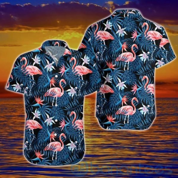 Flamingo Island Aloha Tropical Hawaiian Shirt Product Photo