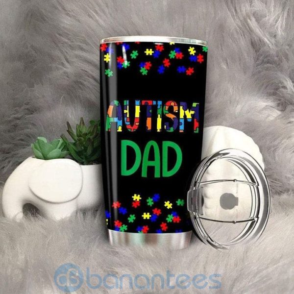 Gift For Dad Autism Dad Tumbler Product Photo