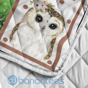 Gift For Daughter Owl Quilt Blanket Quilt Product Photo