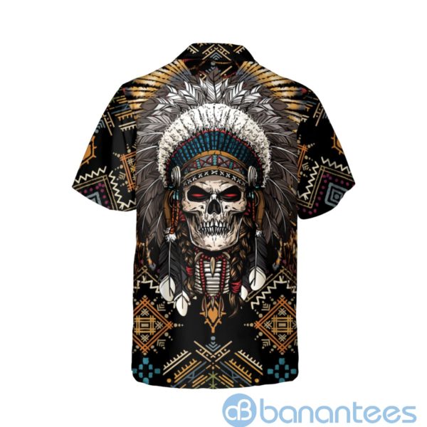 Godoprint Native American Indian Chief Skull Hawaiian Shirt Product Photo