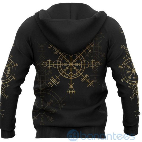 Gold Nordic Warrior Magic Ancient Viking All Over Printed 3D Hoodie Product Photo