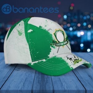 Golf Club Custom Name American Scratched GreenWhite Cap Hat Product Photo