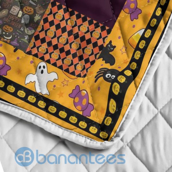 Halloween Cartoon Pattern Quilt Blanket Quilt Product Photo
