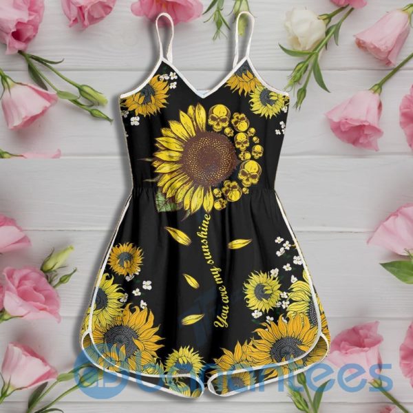 Hippie Sunflower You Are My Sunshine Rompers For Women Product Photo