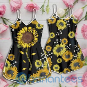 Hippie Sunflower You Are My Sunshine Rompers For Women Product Photo