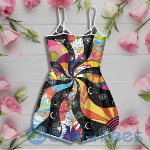 Hippie Vans Psychedelic Color Rompers For Women Product Photo