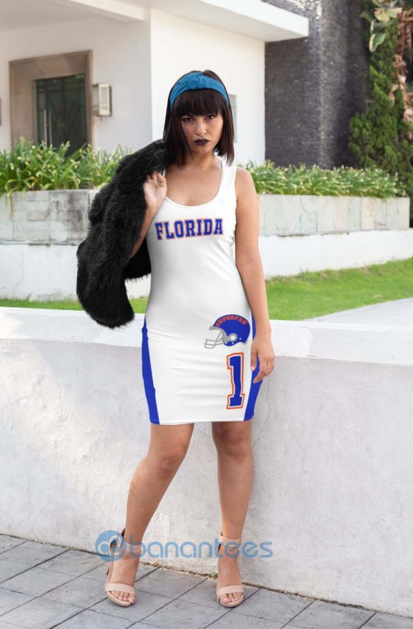 Home Team Florida Number 1 Fashion Racerback Dress For Women Product Photo