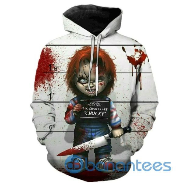 Horror Movie Chucky All Over Print Hoodie Product Photo