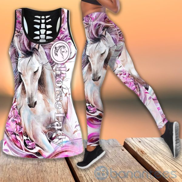 Horse Lady Tank Top Legging Set Outfit Product Photo