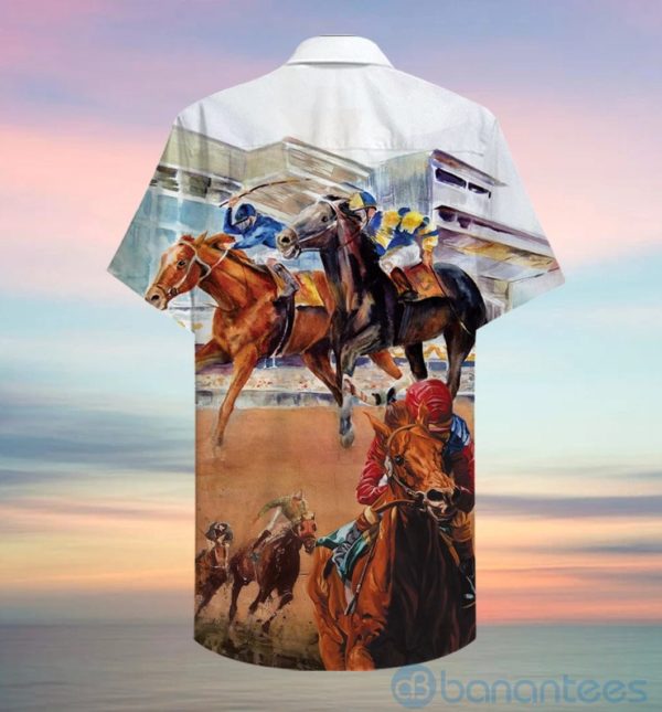 Horse Racing Hawaiian Shirt Product Photo